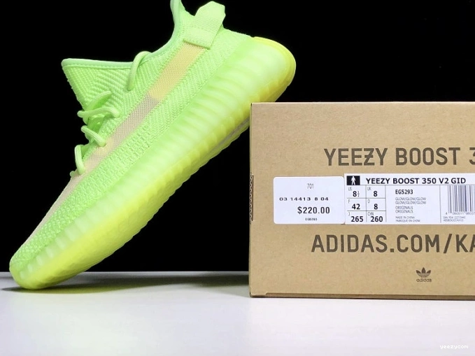 Glow Dark the in Yeezy 350 Boost Adidas EG5293 V2 0921